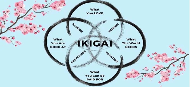 ikigai - aanandi deerghayushyaacha formula