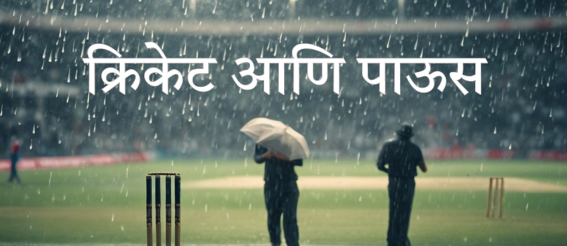 क्रिकेट आणि पाऊस..